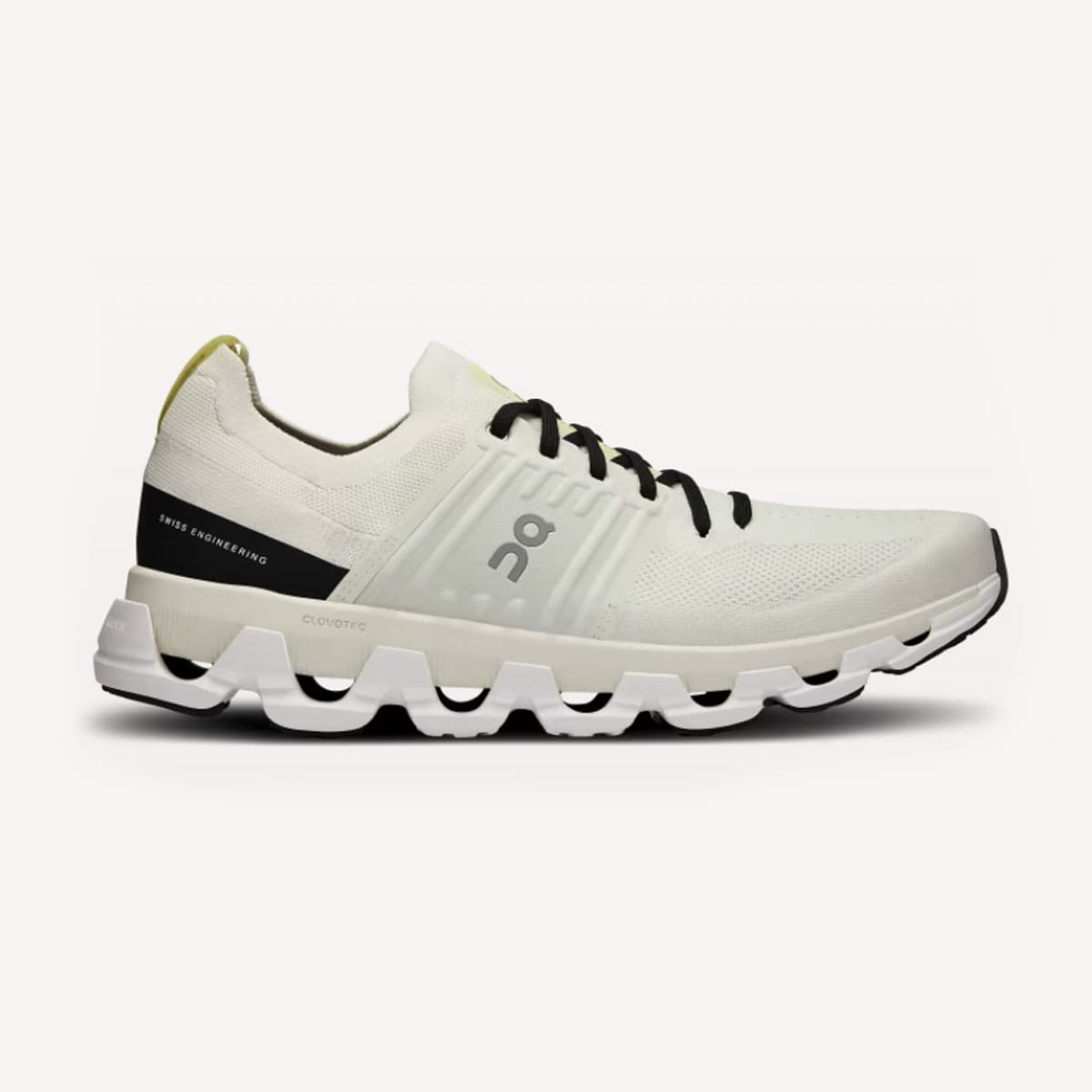 ウォーキング・ランニングウェア On-cloudswift3 Men's-28cm ON FOOTWEAR Men's Cloudswift 3 Ivory/Black Running Shoes - Free