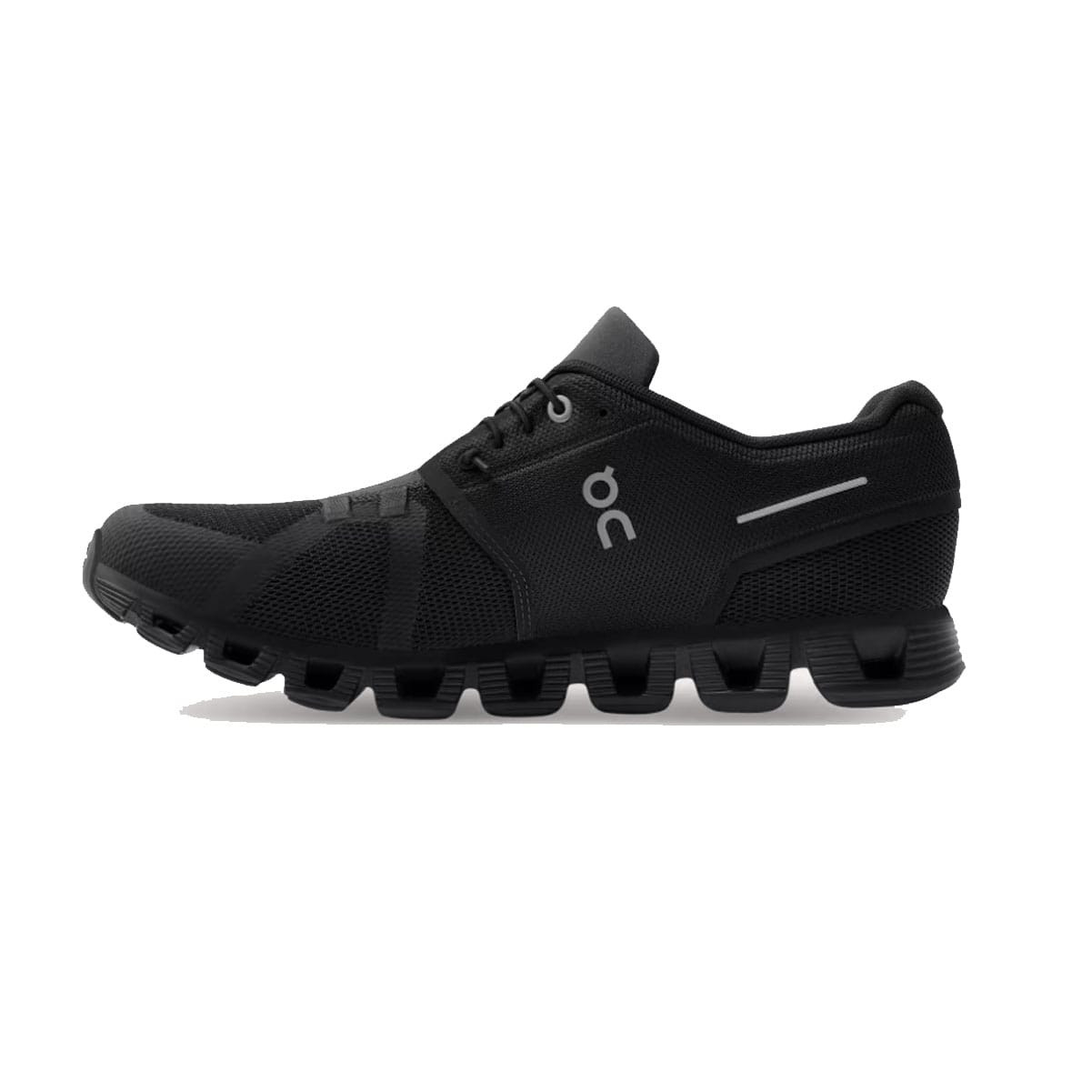 ON FOOTWEAR Men's Cloud 5 All Black Running Shoes - Free