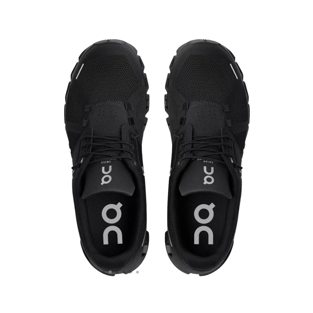 ON FOOTWEAR Men's Cloud 5 All Black Running Shoes - Free