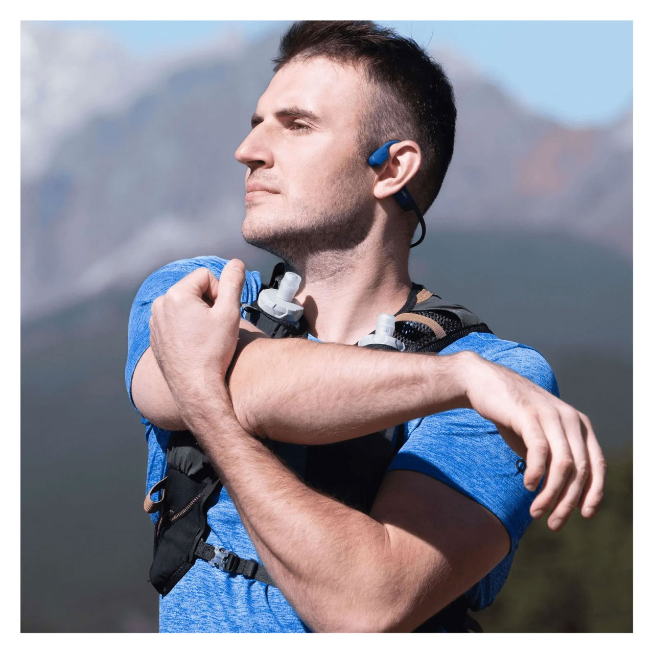 SHOKZ Shokz OpenRun Blue Headphones (S803-ST-BL-US) - Free Shipping