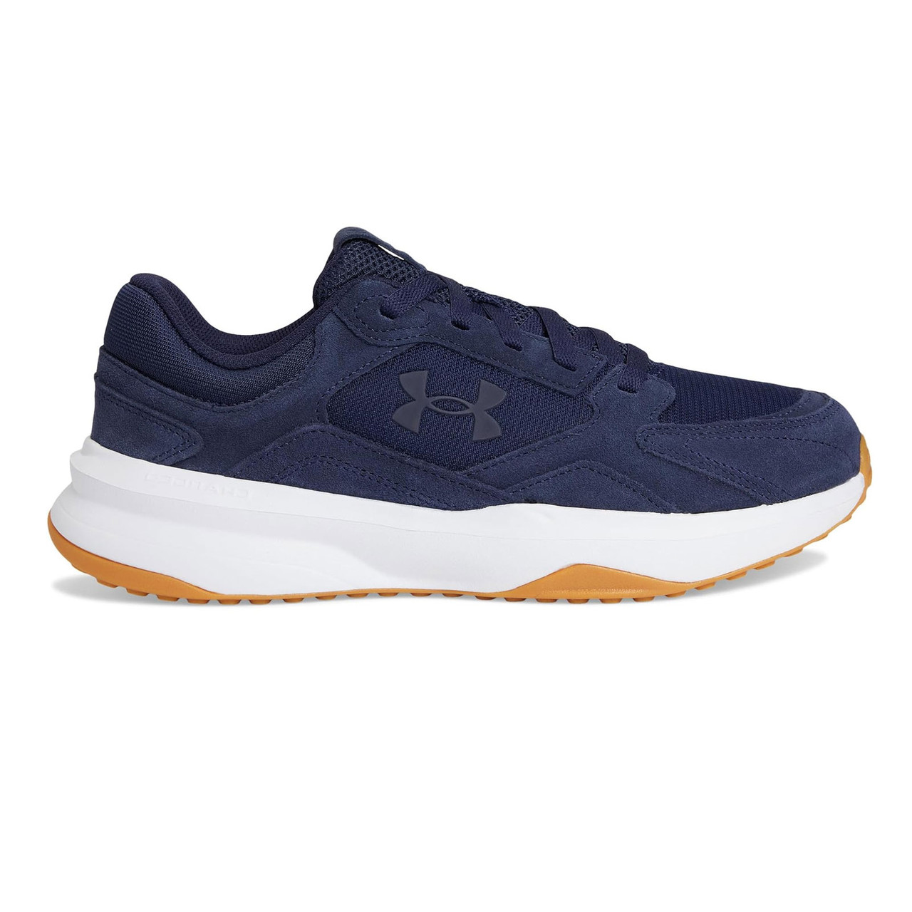 UNDER ARMOUR Men's Edge Suede Quartz Training Shoes - Free Shipping