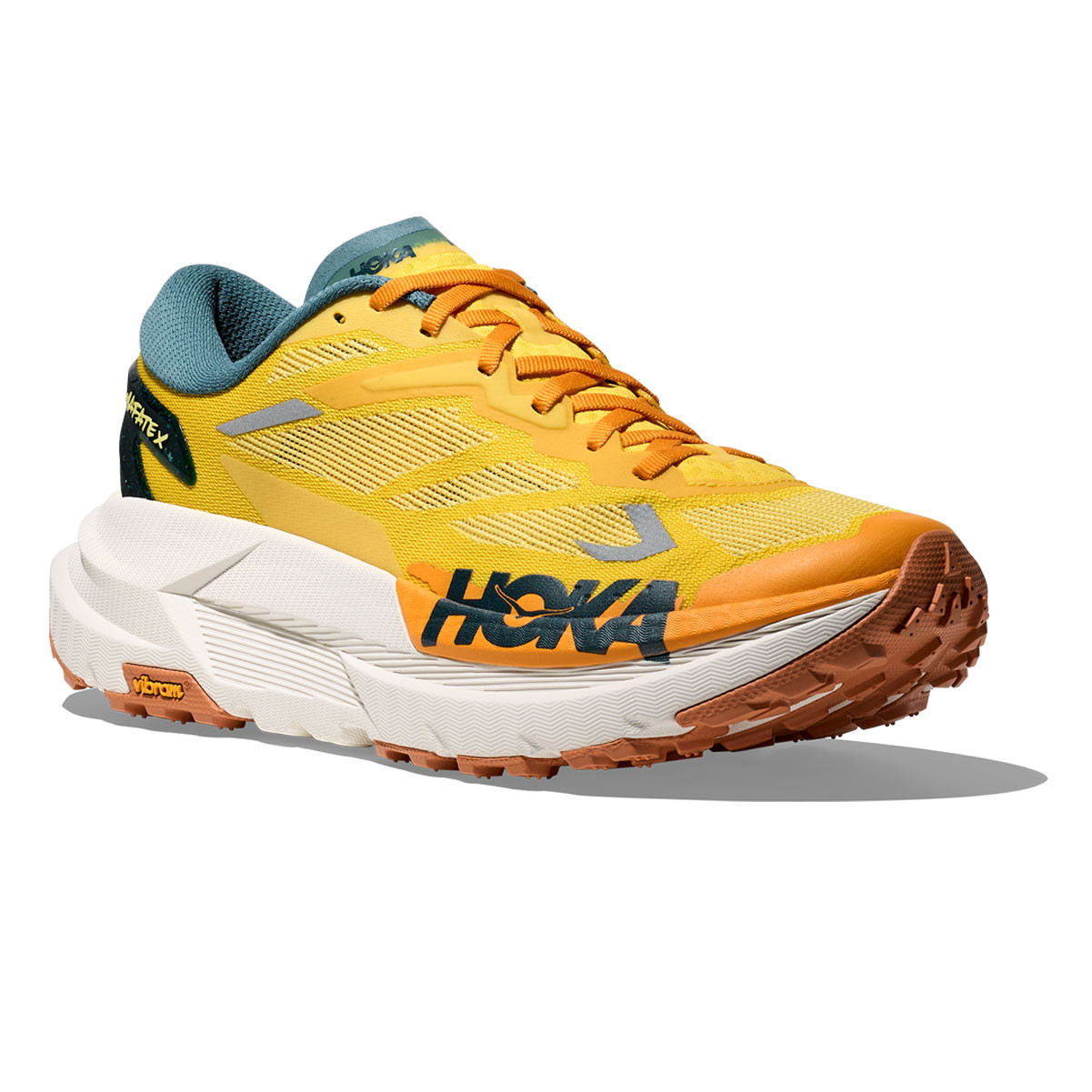 MaFu⭐︎ HOKA Men's Mafate X Zest/Mountain Fog Trail Running Shoes - Free
