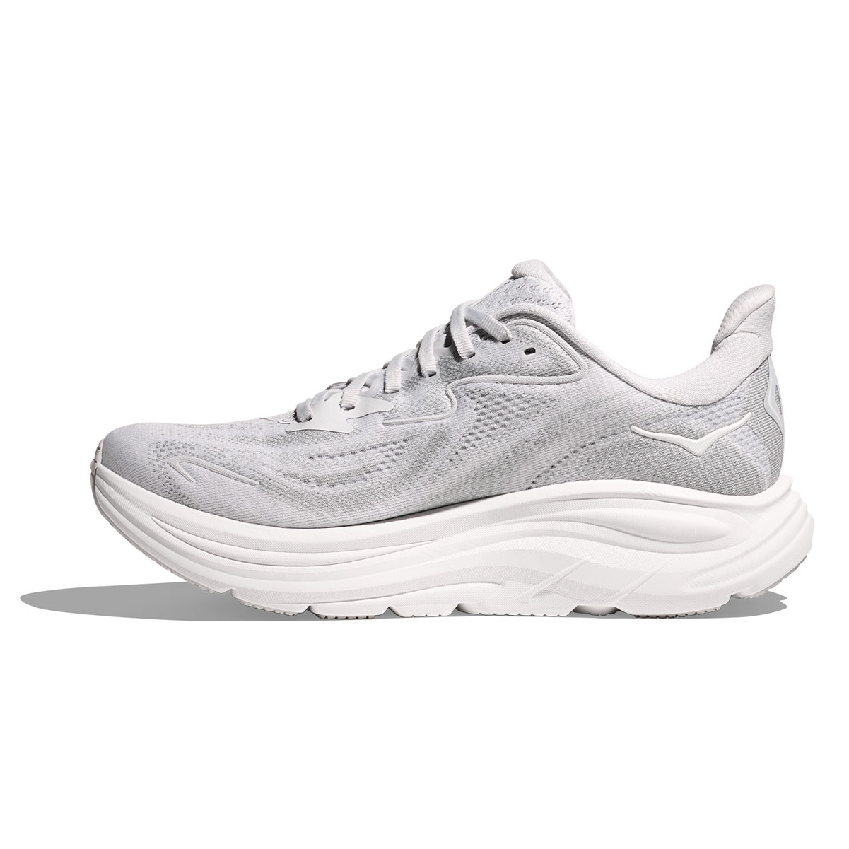 HOKA Women's Clifton 10 Cosmic Grey/Stardust Running Shoes - Free