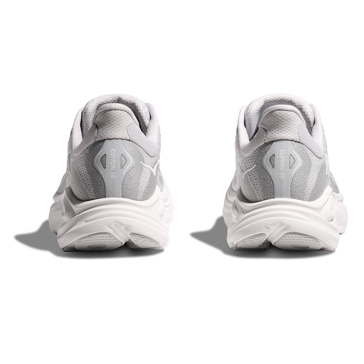 HOKA Women's Clifton 10 Cosmic Grey/Stardust Running Shoes - Free