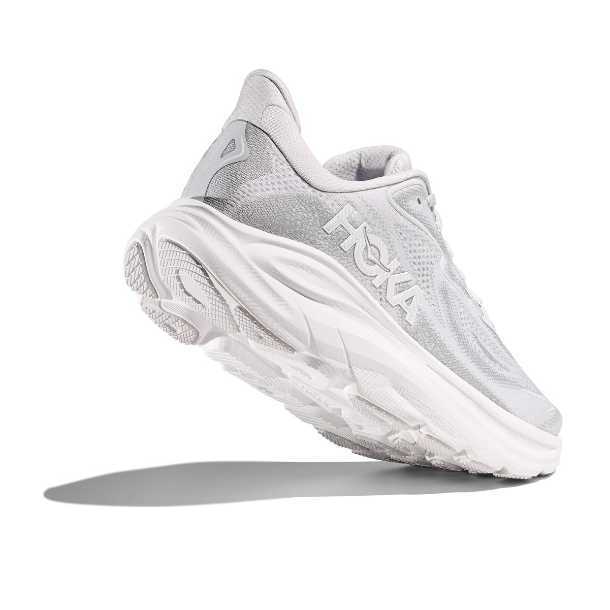 HOKA Women's Clifton 10 Wide Cosmic Grey/Stardust Running Shoes
