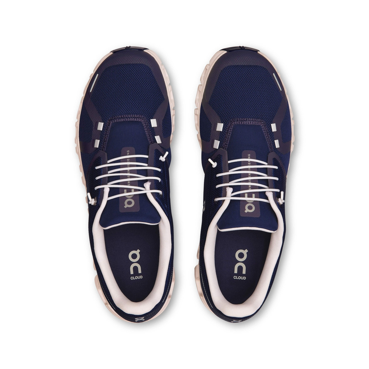靴 On Cloud6 Midnight White ON FOOTWEAR Men's Cloud 6 Midnight/White Running Shoes - Free Shipping