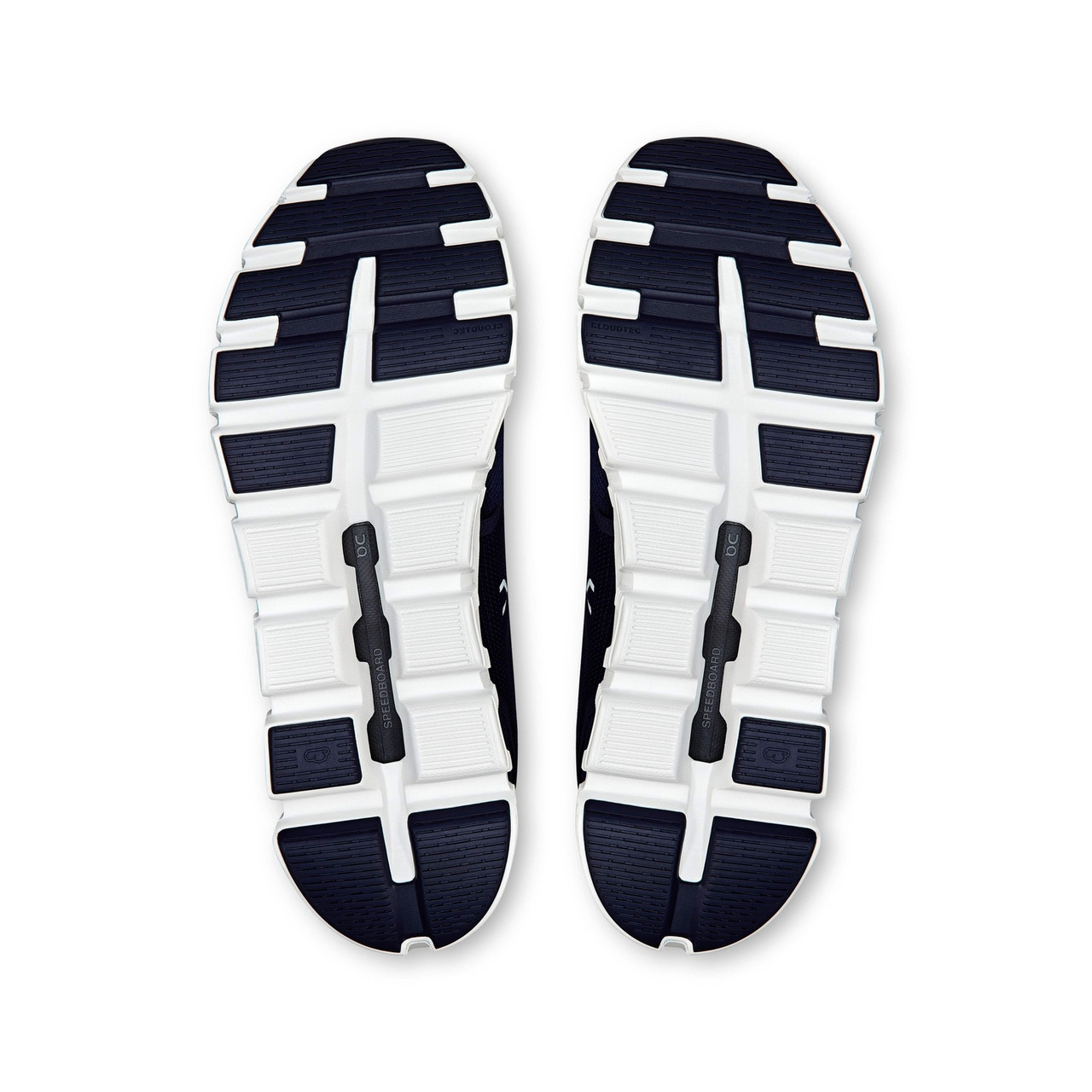 ON FOOTWEAR Men's Cloud 6 Midnight/White Running Shoes - Free Shipping