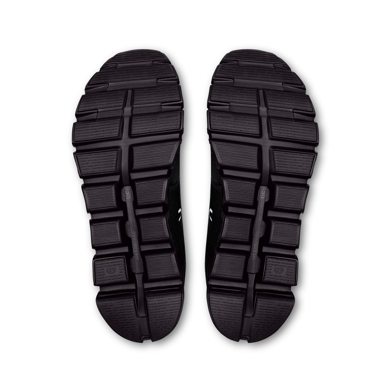 ON FOOTWEAR Men's Cloud 6 Black/Black Running Shoes - Free Shipping