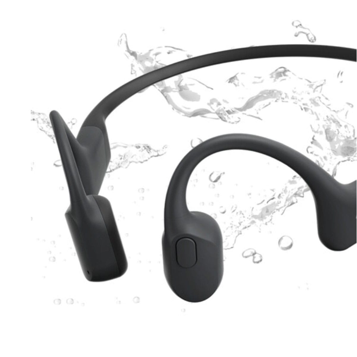 SHOKZ OpenRun Black Wireless Open-Ear Headphones (S803-ST-BK-US 