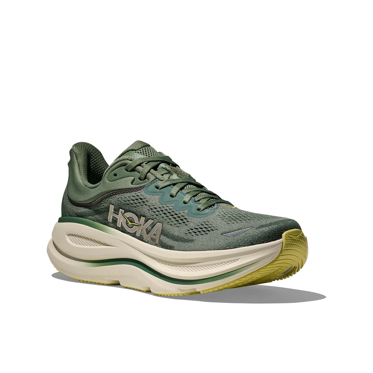 HOKA Men's Bondi 9 Succulent/Fern Running Shoes - Free Shipping