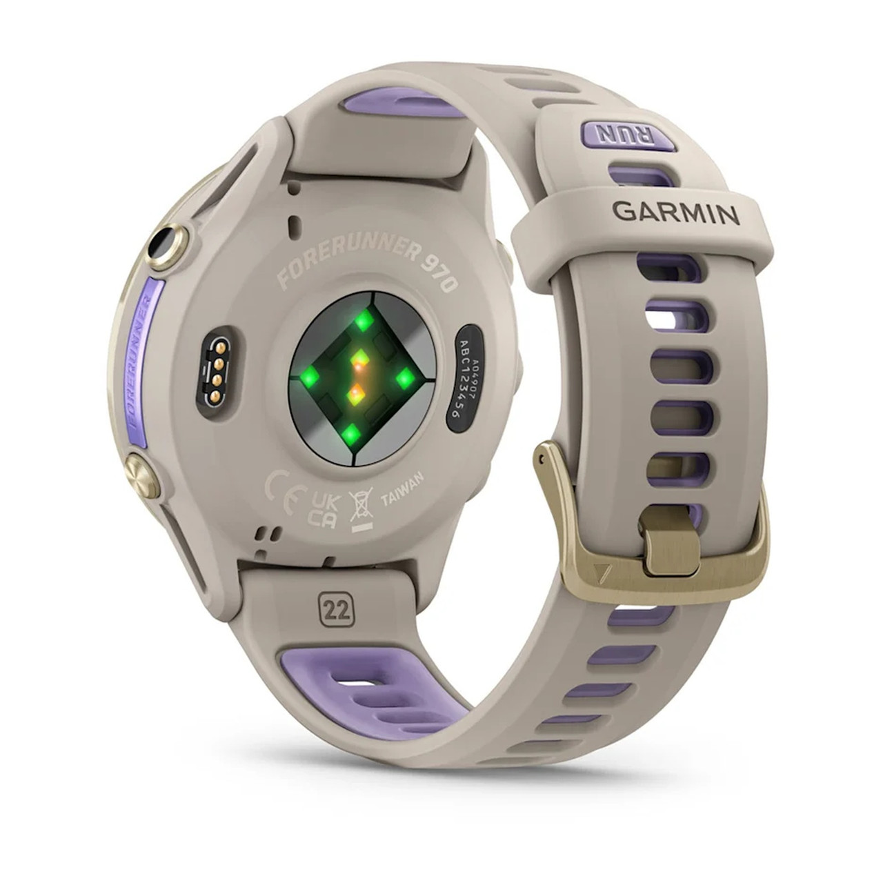 GARMIN Forerunner 970 Soft Gold Titanium with French Gray Case GPS 