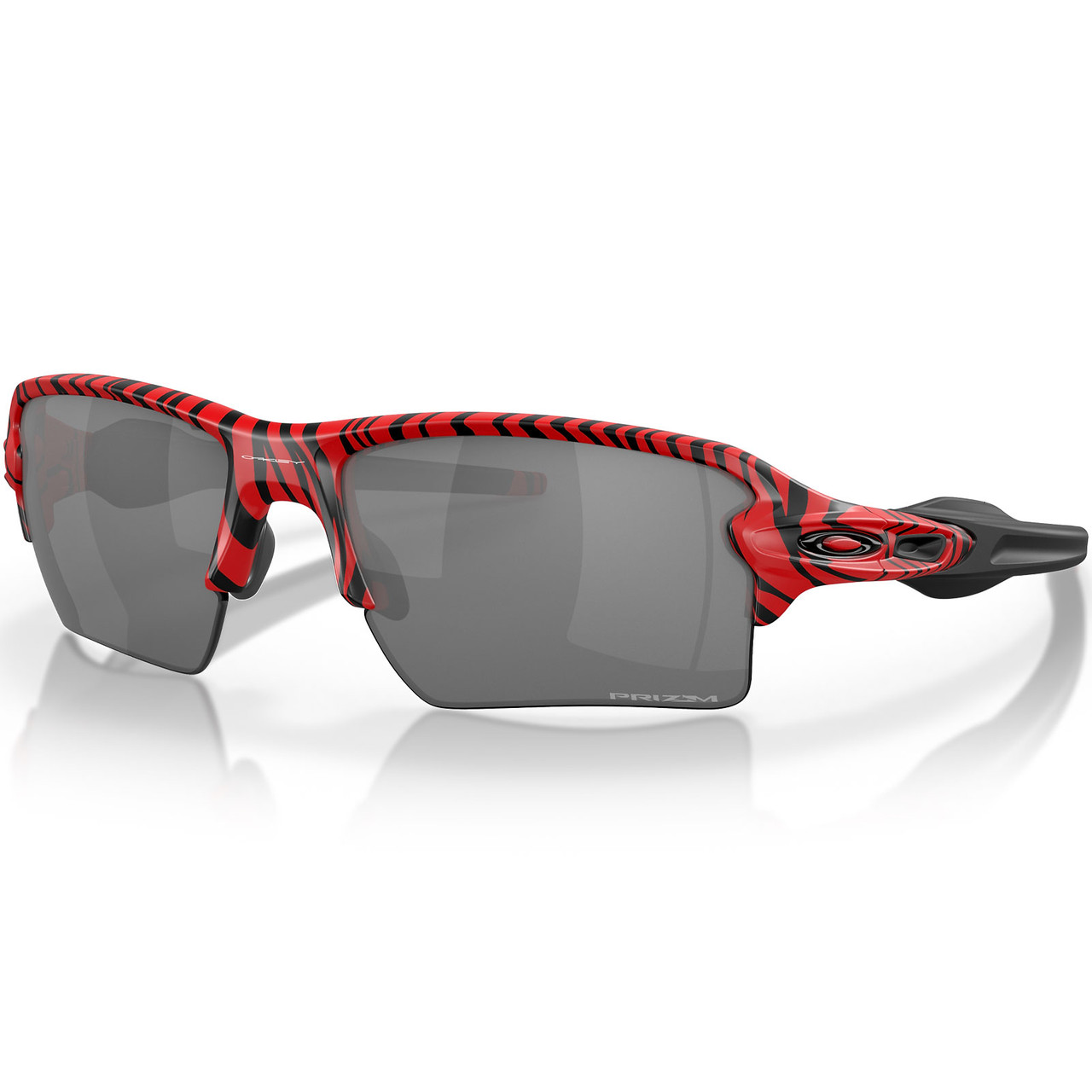 OAKLEY Flak 2.0 XL Red Tiger Frame/Prizm Black Lenses Sunglasses