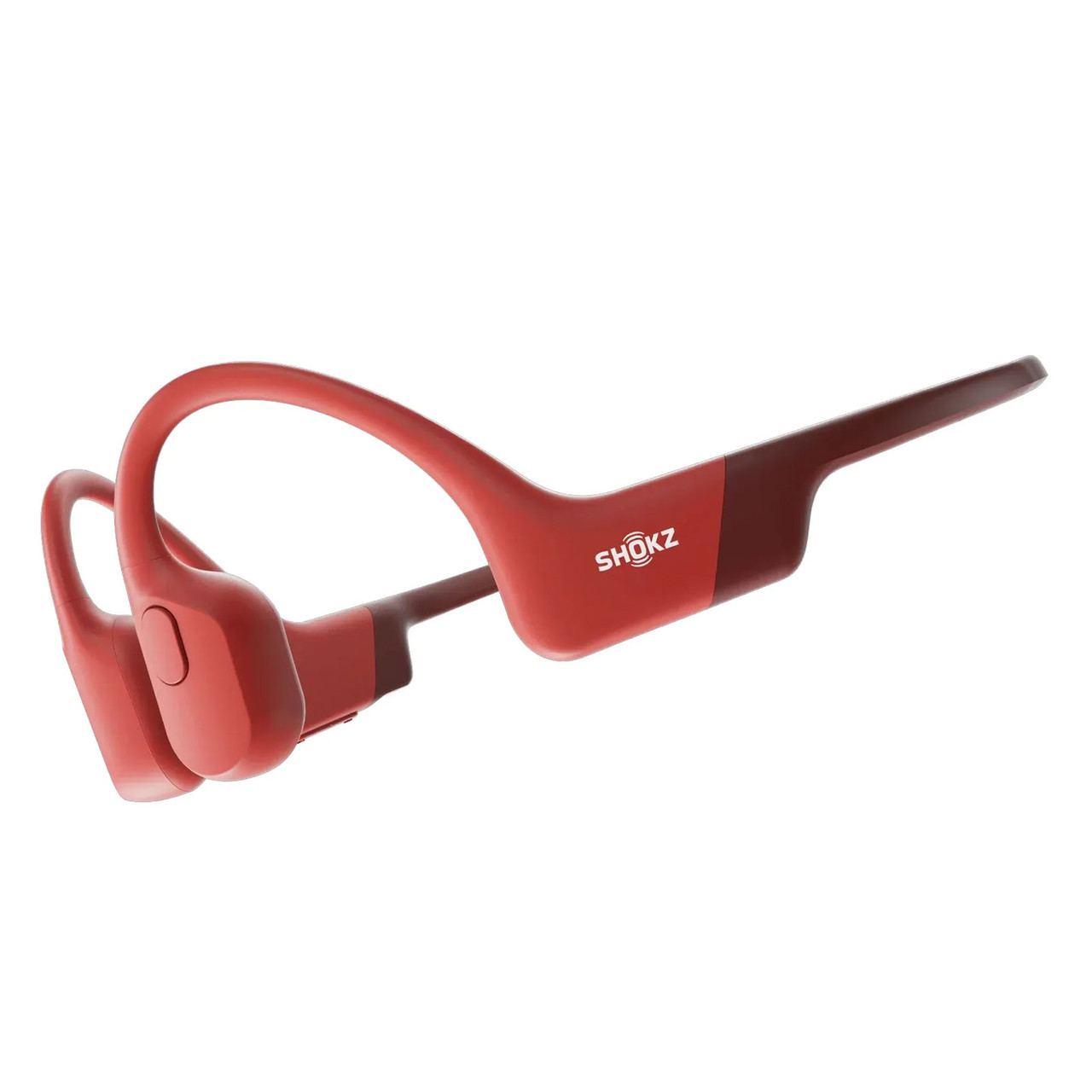 SHOKZ OpenRun Red S803 骨伝導イヤホン SHOKZ OpenRun Red Open-Ear Headphones (S803-ST-RD-US) - Free Shipping