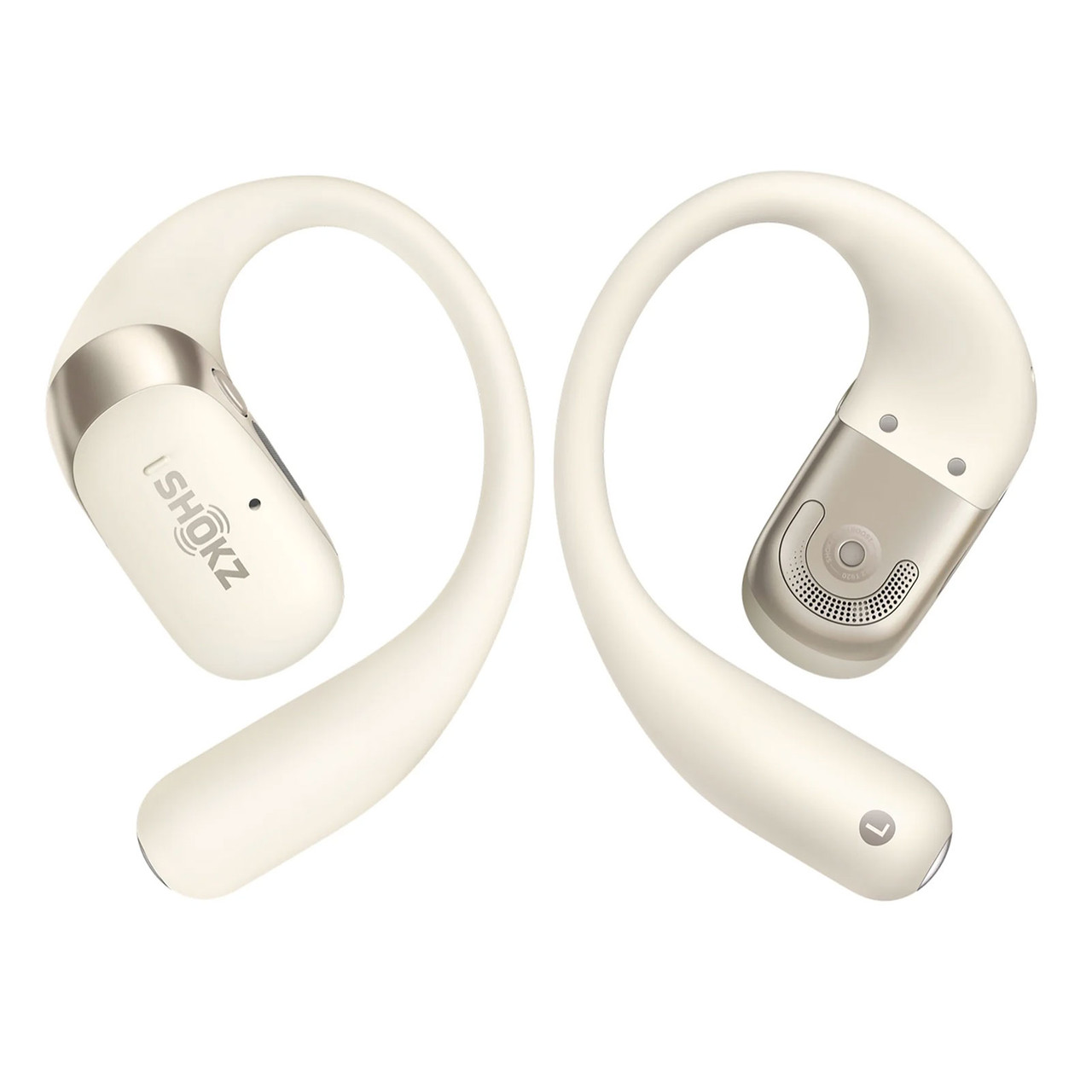 Shokz OpenFit ベージュ　ケース付 SHOKZ OpenFit 2 Beige Open-Ear Earbuds with Charging Case