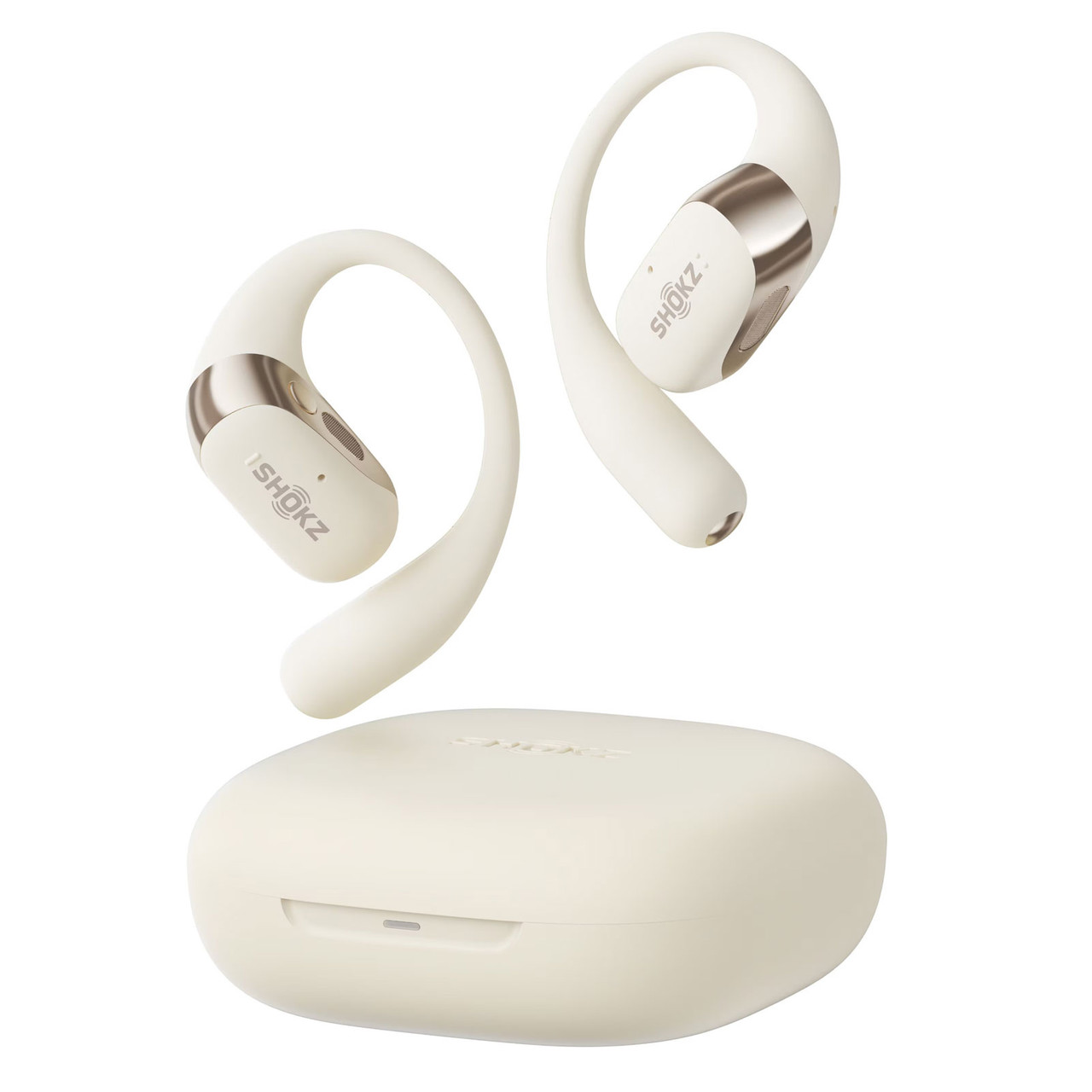 OpenFit 2 ベージュ SHOKZ OpenFit 2 Beige Open-Ear Earbuds with Charging Case (T920-ST