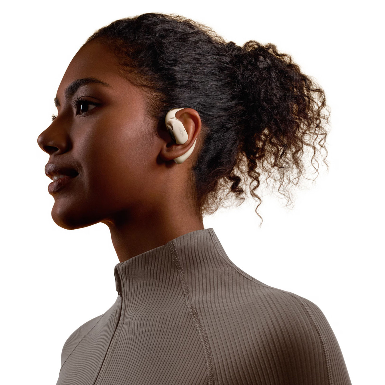 SHOKZ OpenFit 2 Beige Open-Ear Earbuds with Charging Case (T920-ST