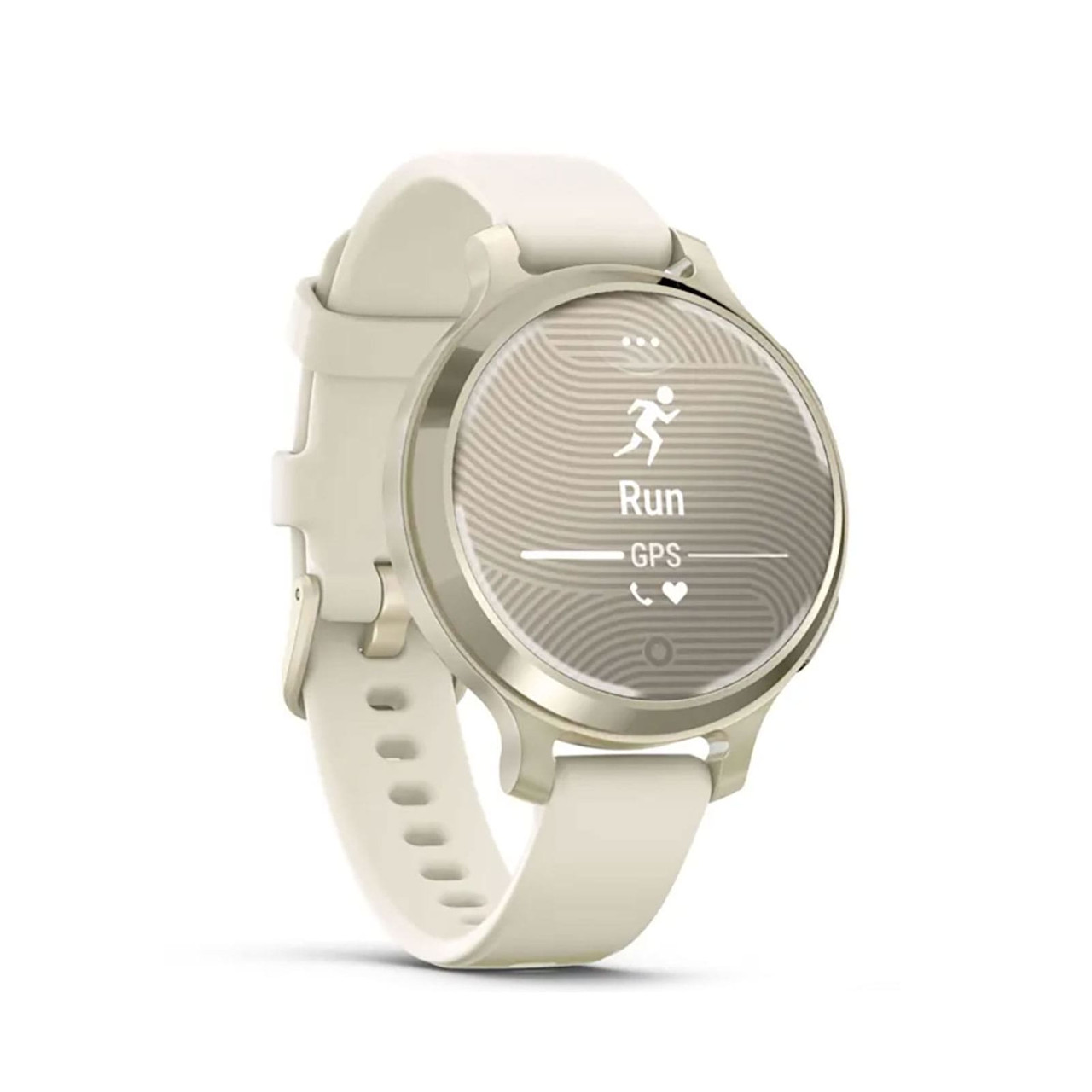 GARMIN Lily 2 Gold with Bone Silicone Band Active Smartwatch