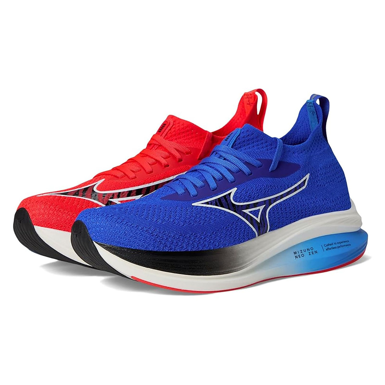 MIZUNO Unisex Neo Zen Baseball Blue/Black Running Shoes - Free