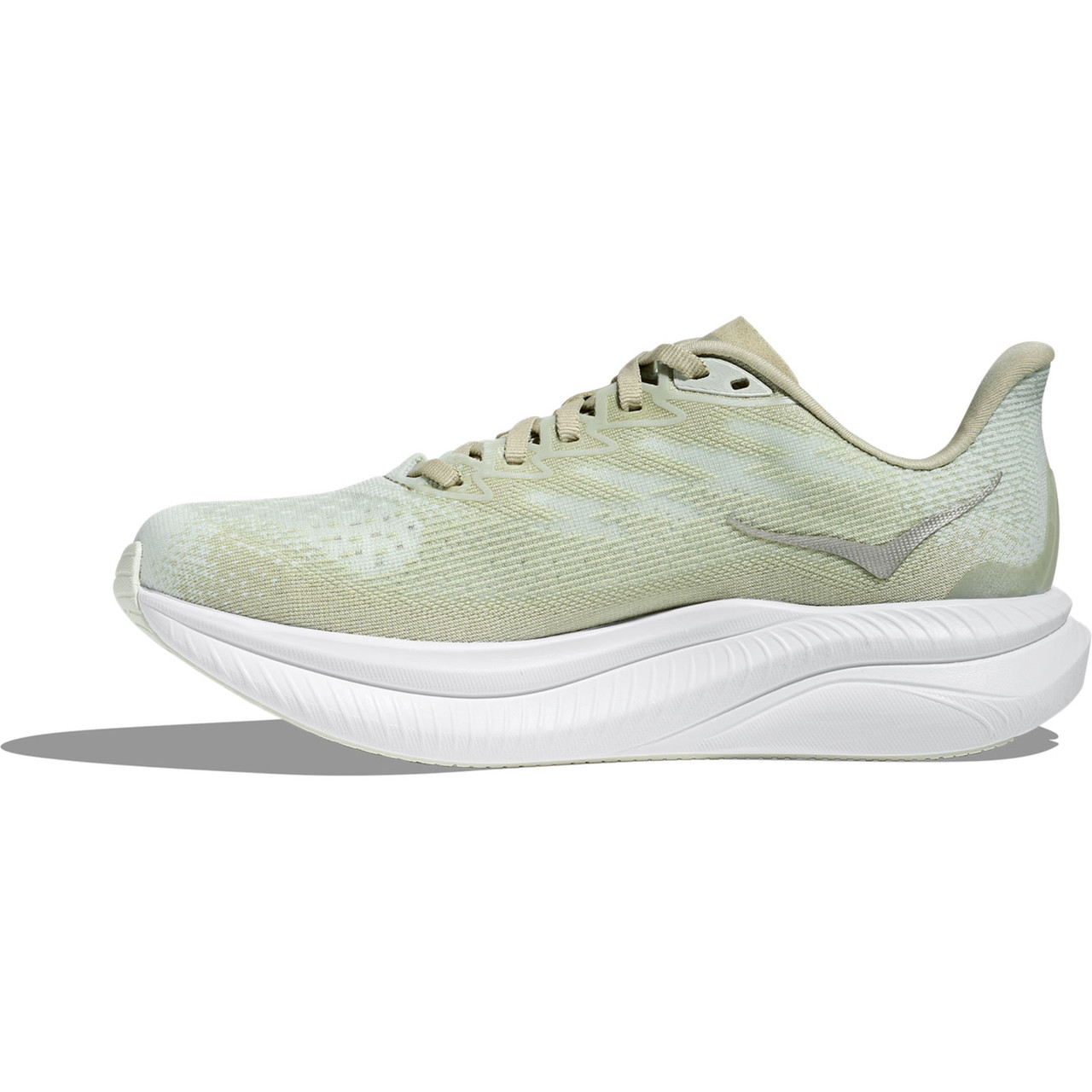 HOKA Women's Mach 6 Oyster Mushroom/Truffle Salt Running Shoes