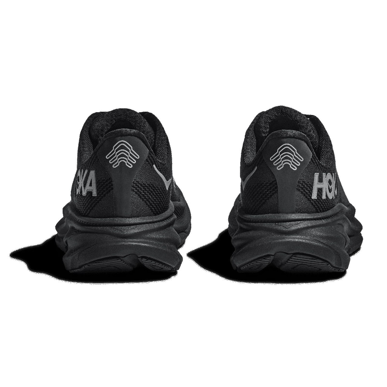 HOKA Women's Clifton 9 GTX Black/Black Running Shoes - Free Shipping
