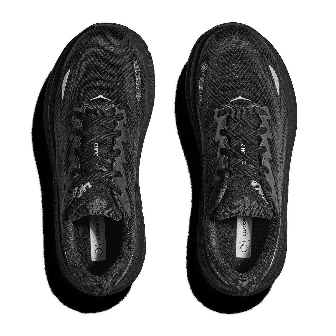 HOKA CLIFTON 9 ブラック26.5cm HOKA Women's Clifton 9 GTX Black/Black Running Shoes - Free Shipping