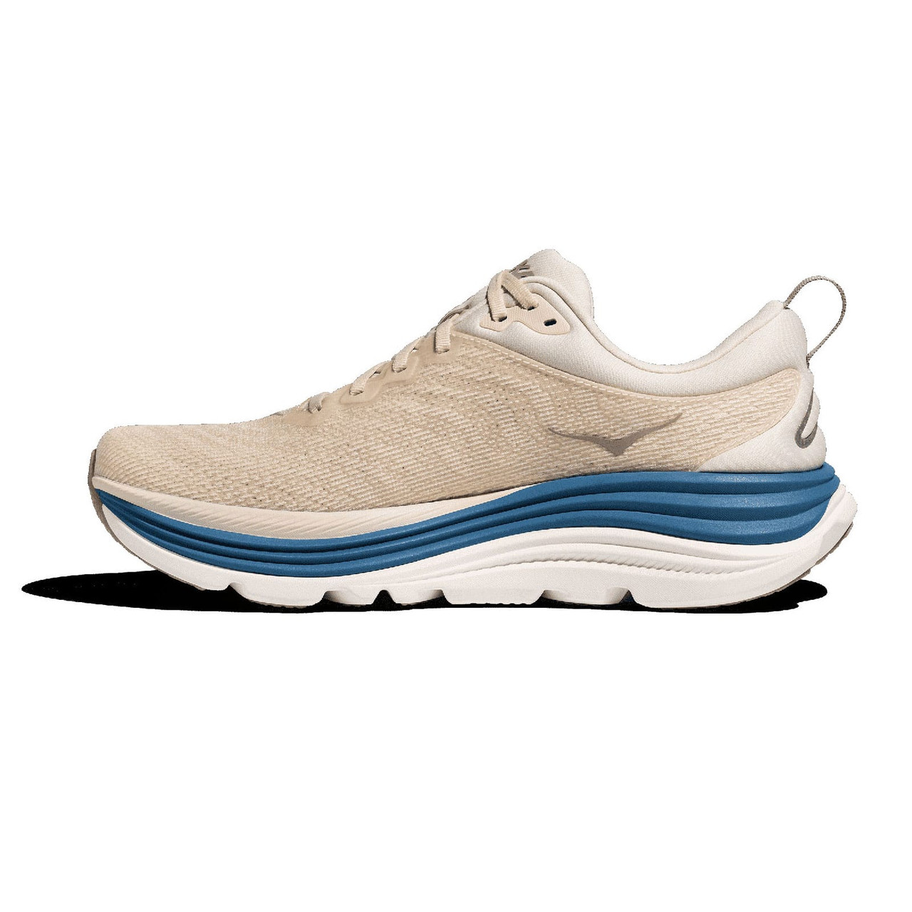 HOKA Men's Gaviota 5 Wide Birch/Foggy Night Running Shoes - Free