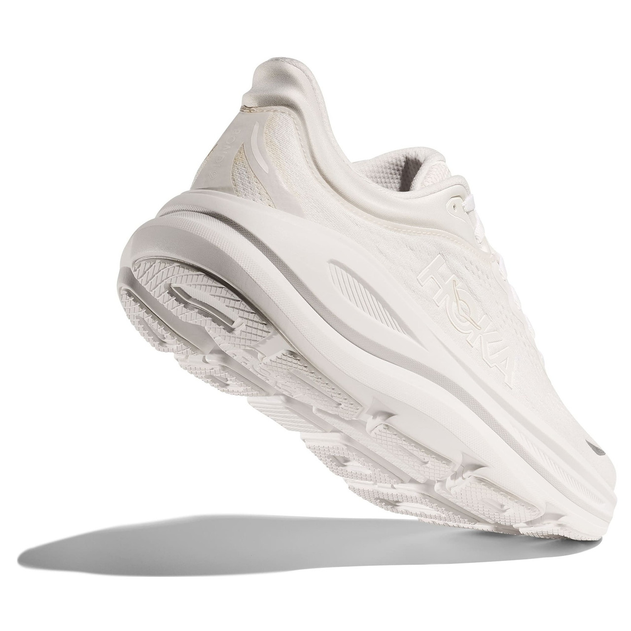 HOKA Women's Bondi 9 X-Wide White/White Running Shoes - Free Shipping