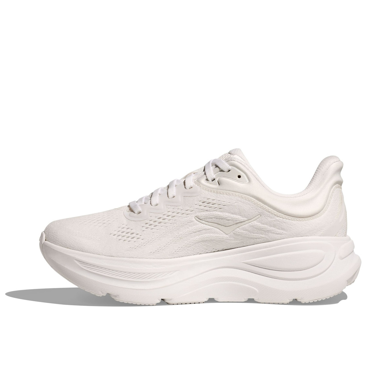 HOKA Women's Bondi 9 X-Wide White/White Running Shoes - Free Shipping