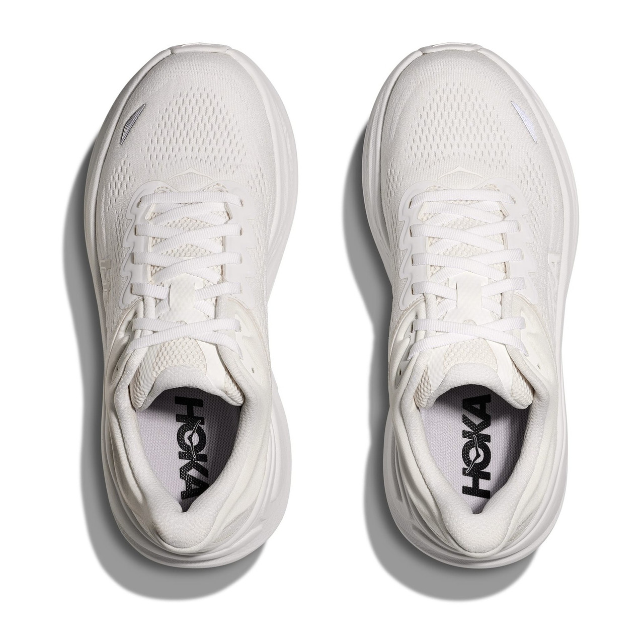 HOKA Women's Bondi 9 X-Wide White/White Running Shoes - Free Shipping