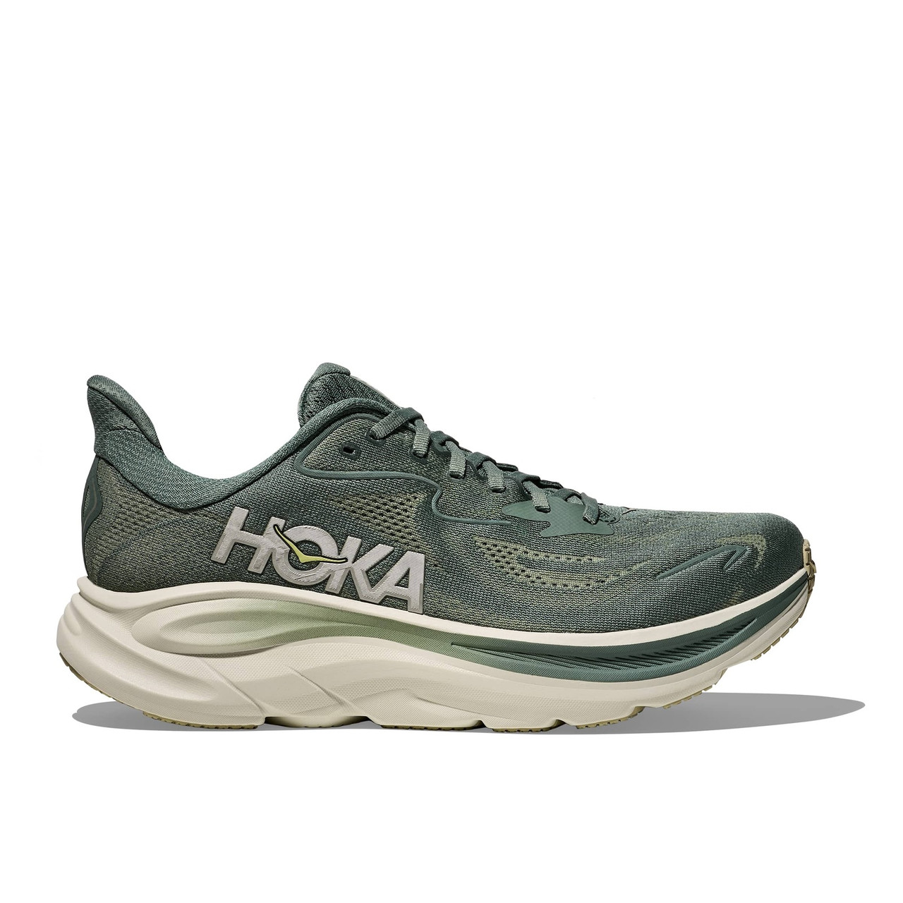 HOKA Men's Clifton 10 Fern/Truffle Salt Running Shoes - Free Shipping
