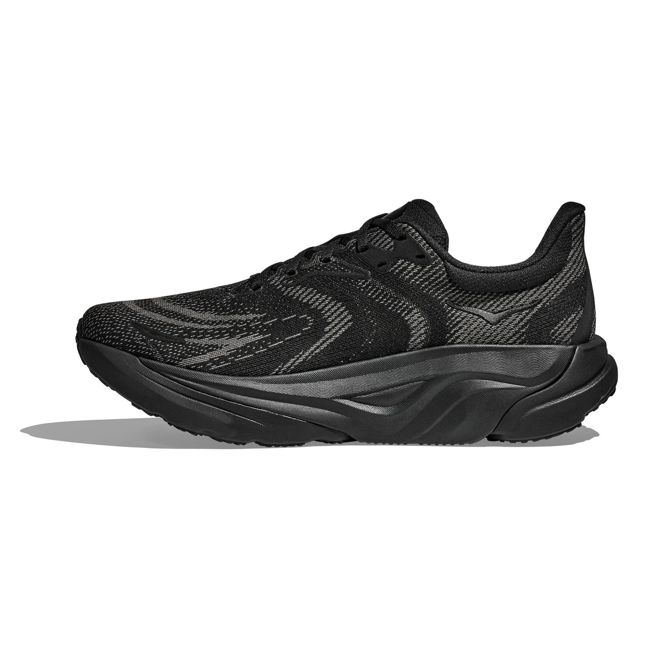 HOKA Men's Arahi 8 Black/Black Running Shoes - Free Shipping