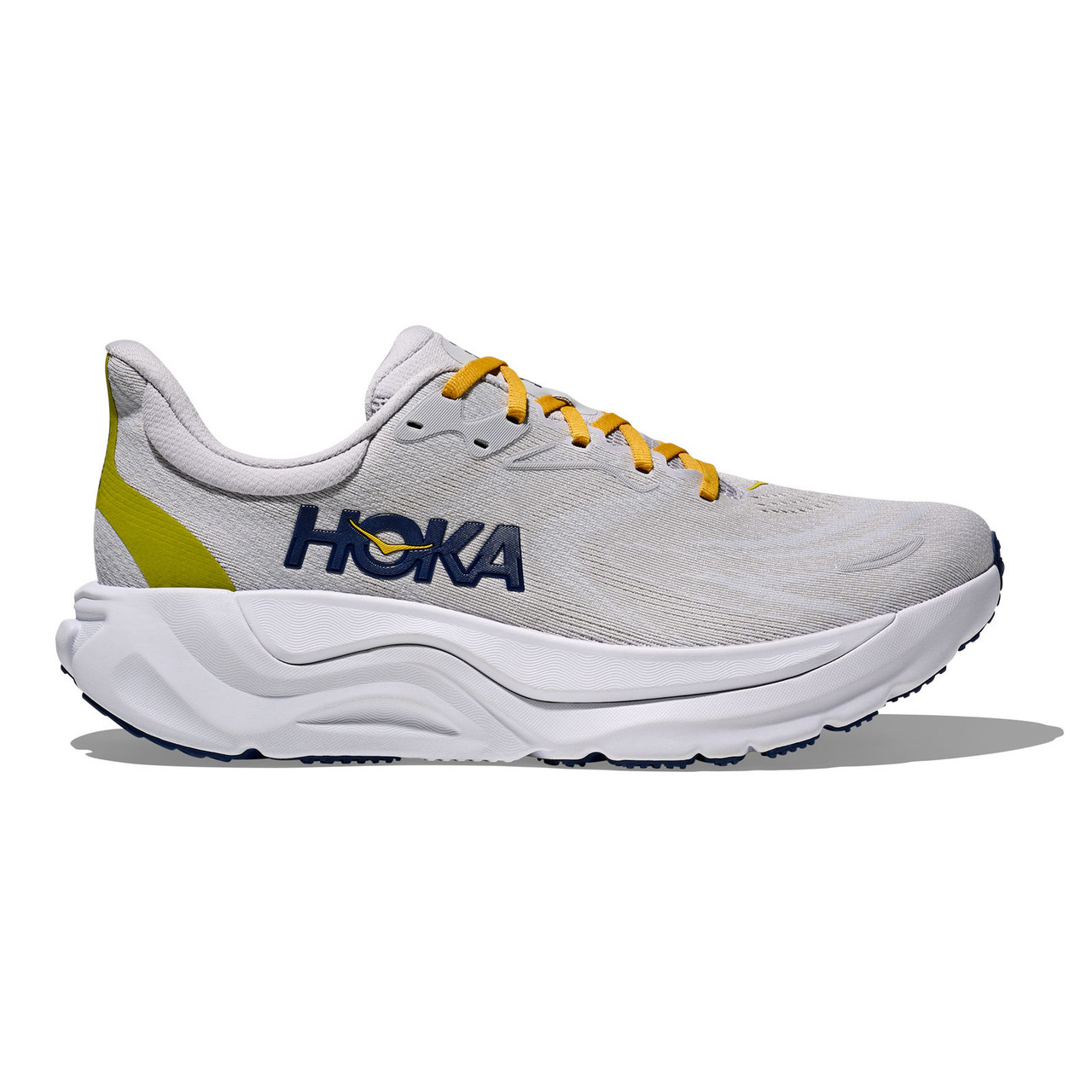 HOKA Men's Arahi 8 Wide Stardust/Cosmic Gray Running Shoes - Free
