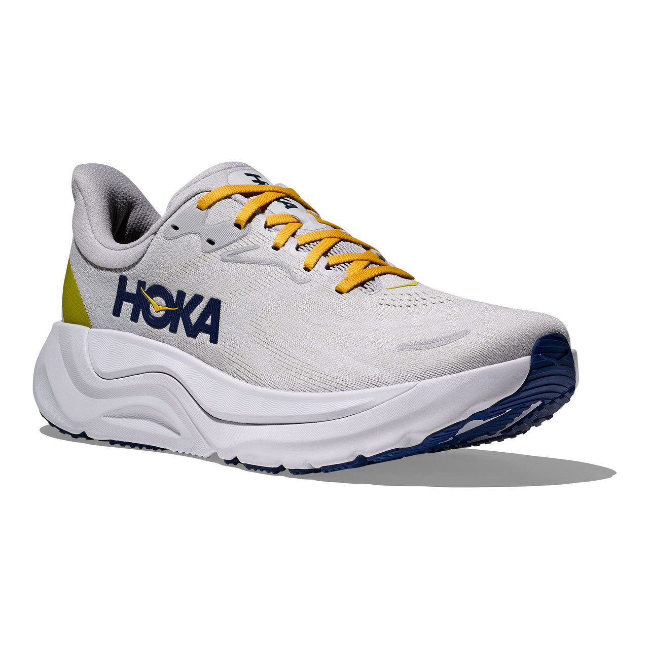 HOKA Men's Arahi 8 Wide Stardust/Cosmic Gray Running Shoes - Free