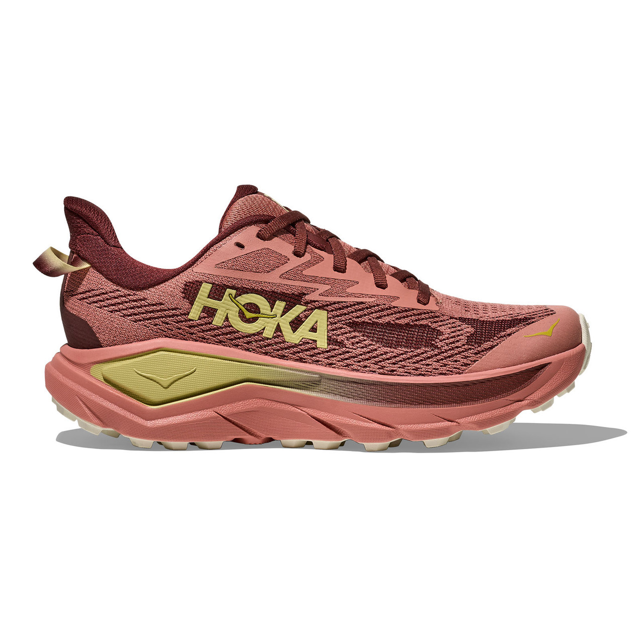 HOKA Women's Challenger 8 Wide Blush/Dark Cedar Trail Running