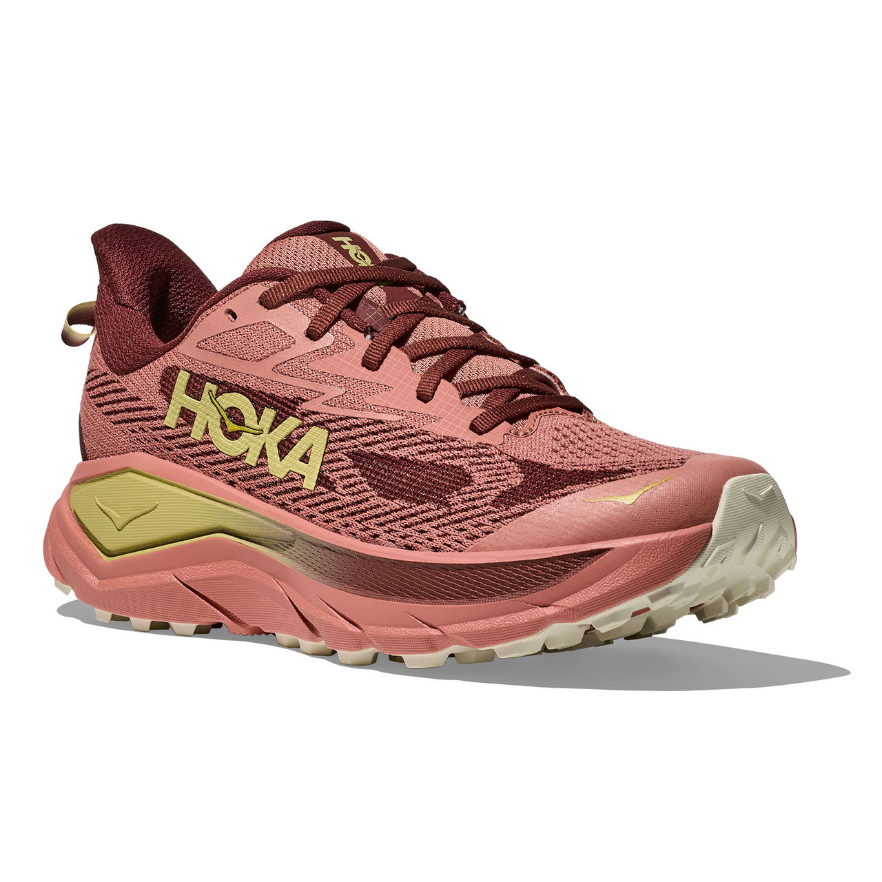 HOKA Women's Challenger 8 Wide Blush/Dark Cedar Trail Running