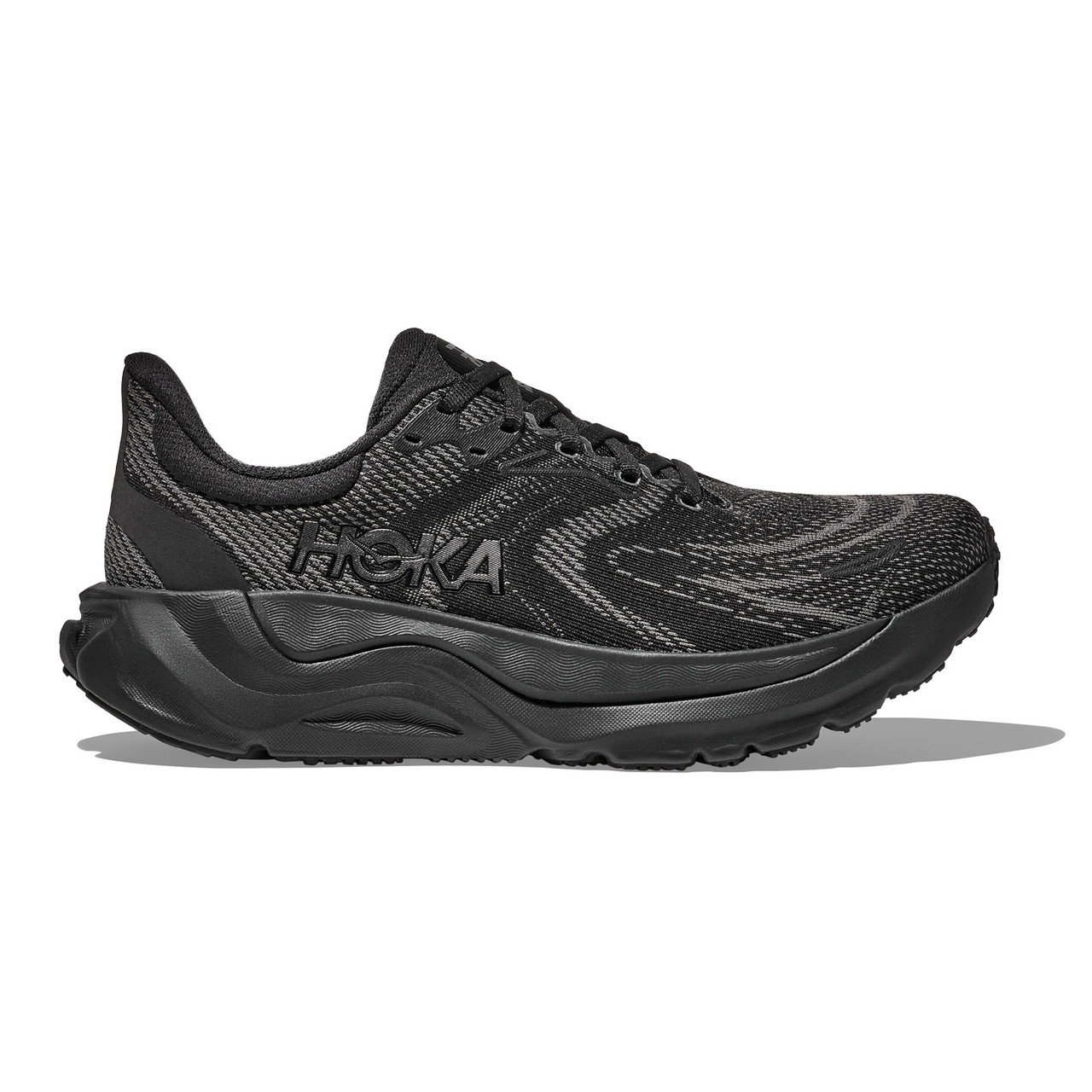 HOKA Women's Arahi 8 Black/Black Running Shoes - Free Shipping