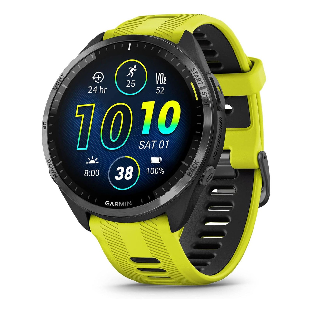 GARMIN FORERUNNER 965 中古美品 GARMIN Forerunner 965 Amp Yellow/Black Smartwatches - Free Shipping