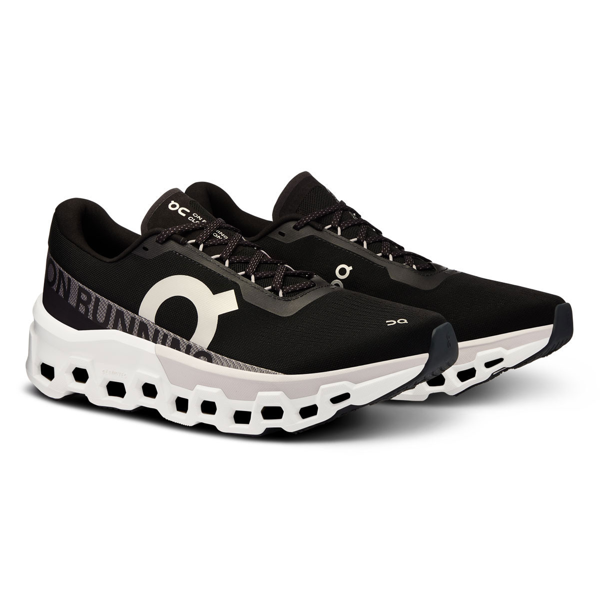 ON FOOTWEAR Women's Cloudmonster 2 Black/Frost Running Shoes
