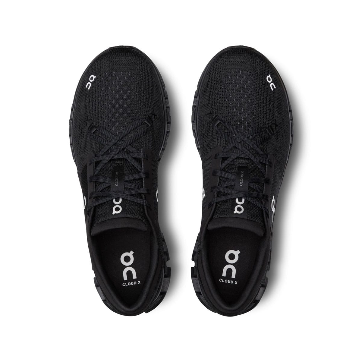 ON FOOTWEAR Men's Cloud X 4 Black/Eclipse Running Shoes - Free