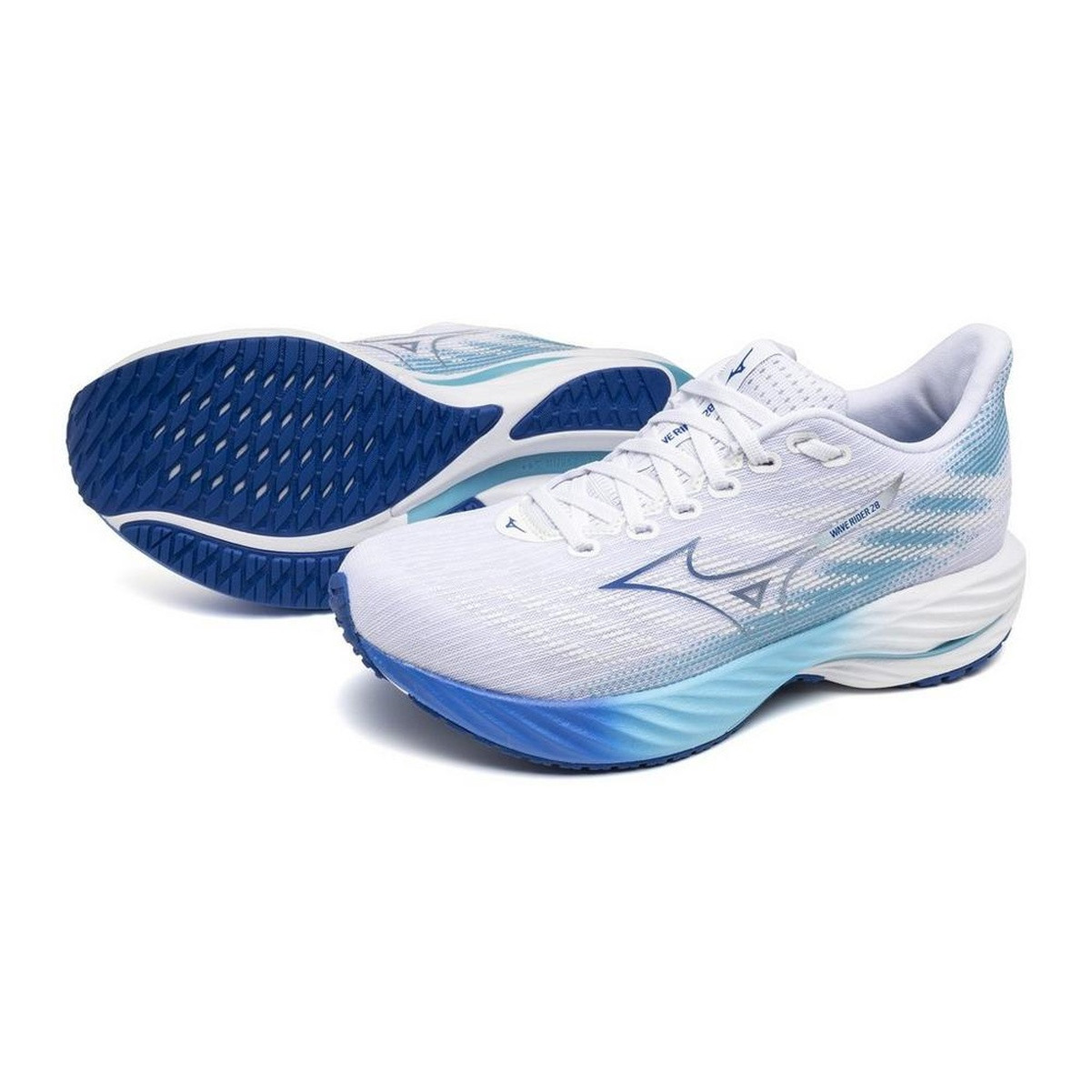Mizuno Wave Rider 28 ブルー MIZUNO Women's Wave Rider 28 Running Shoes - Free Shipping