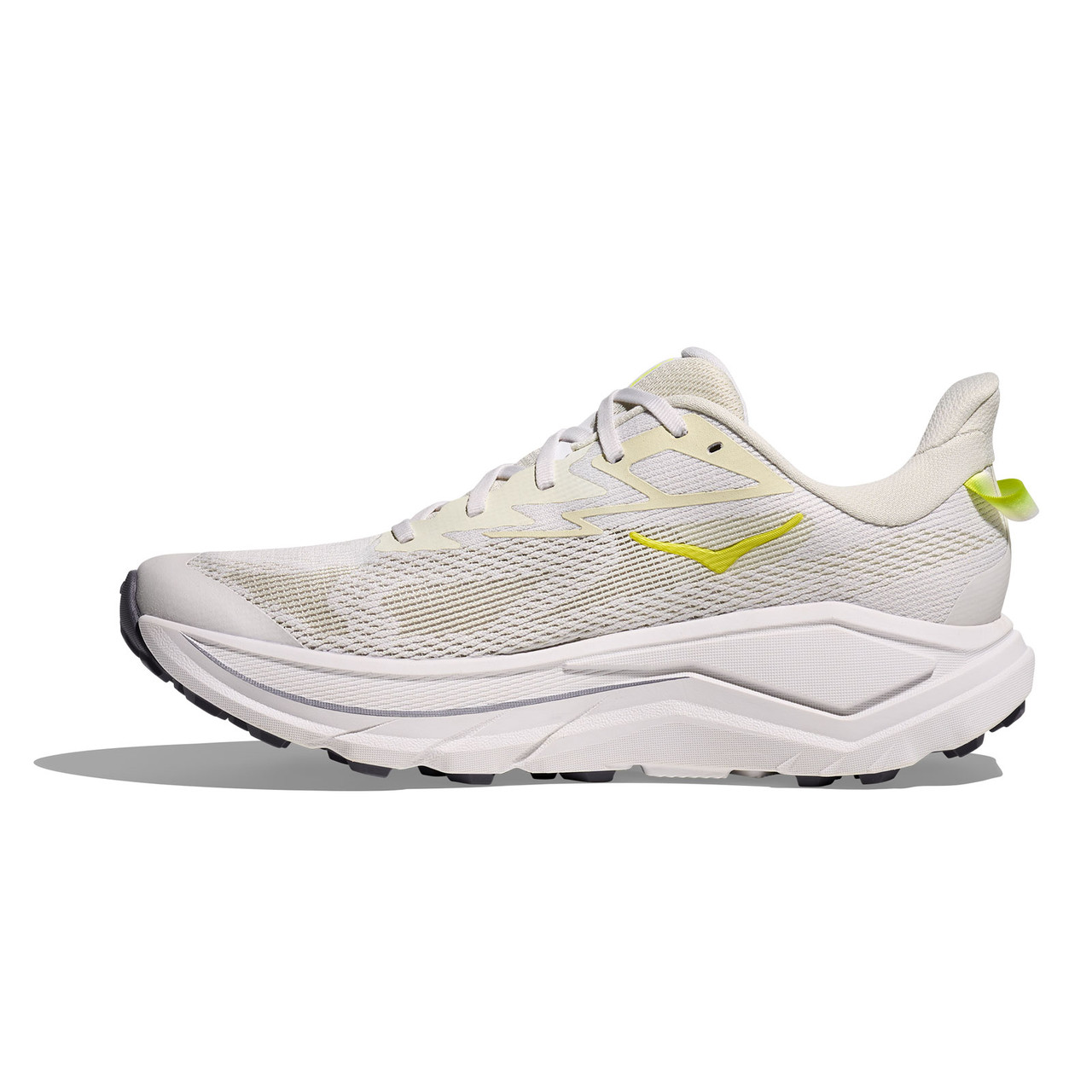 HOKA Men's Challenger 8 White/Neon Hoka Citrus Trail Running Shoes