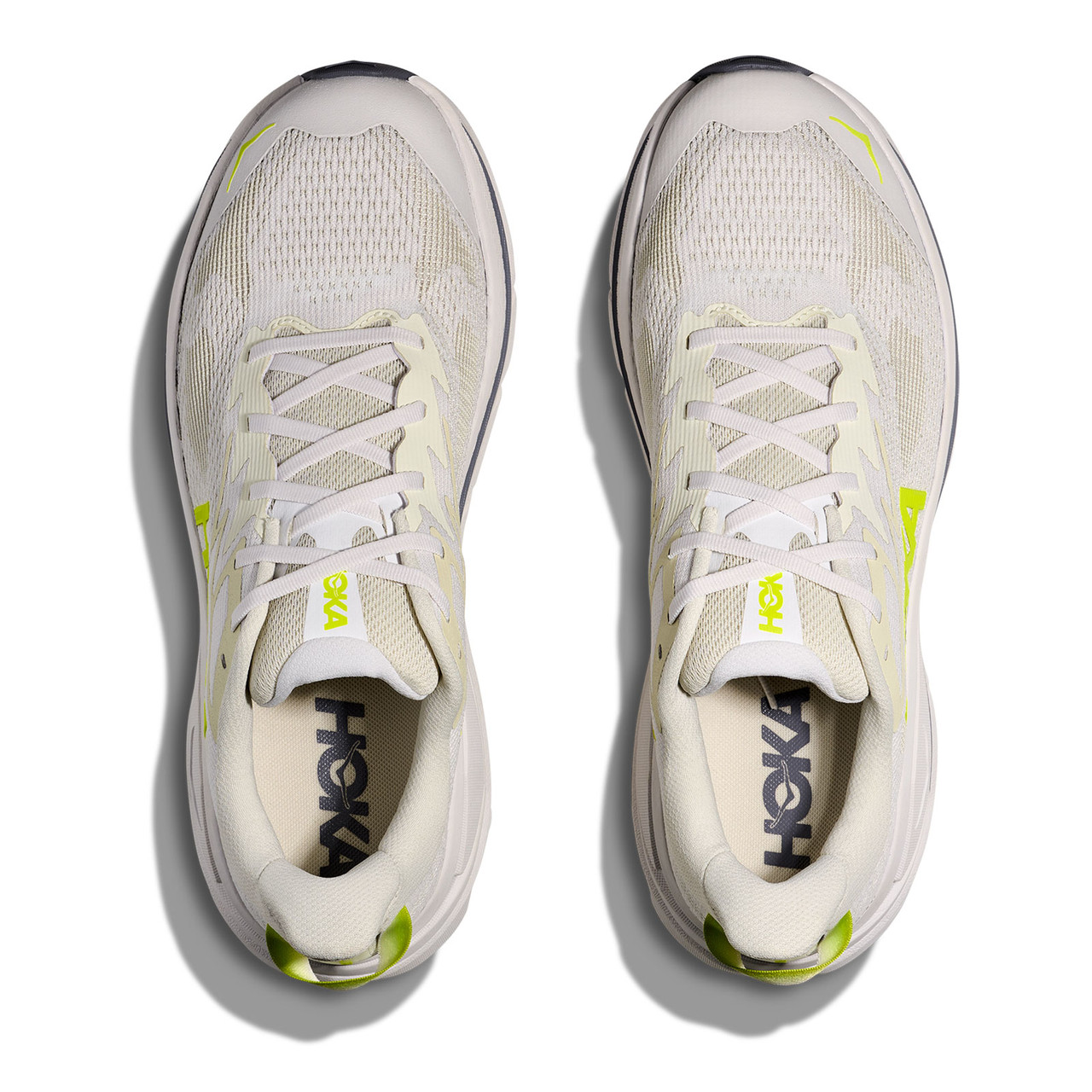 HOKA Men's Challenger 8 White/Neon Hoka Citrus Trail Running Shoes