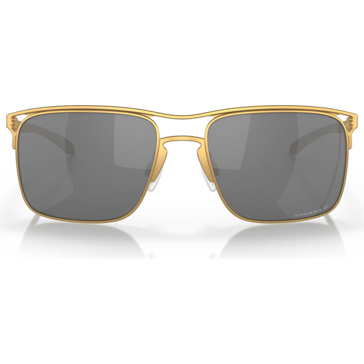 OAKLEY HOLBROOK サングラス ブラック/ゴールド OAKLEY Men's Holbrook Ti Satin Gold Frame/Prizm Black Polar Lenses
