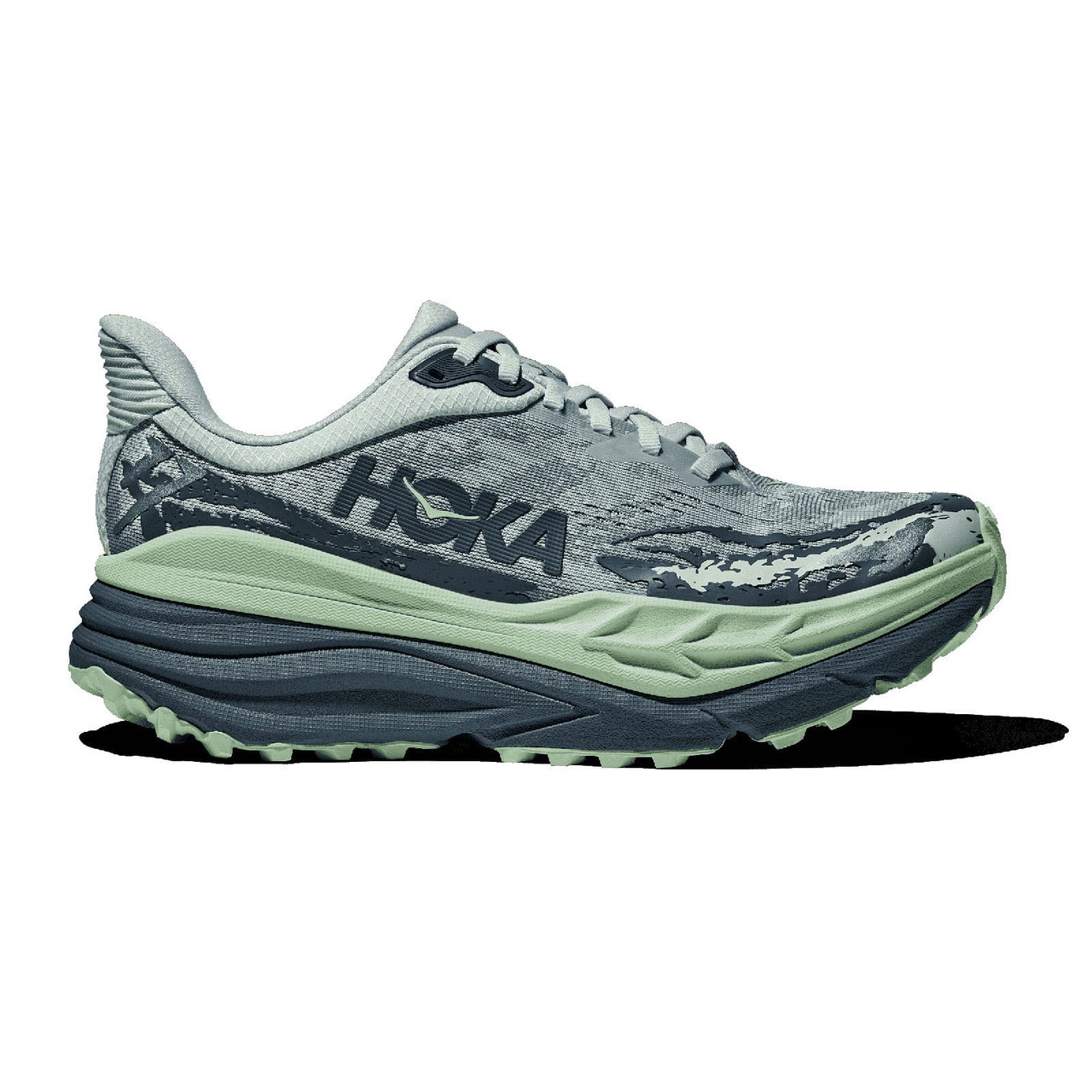 HOKA Women's Stinson 7 Droplet/Thunder Cloud Running Shoes - Free