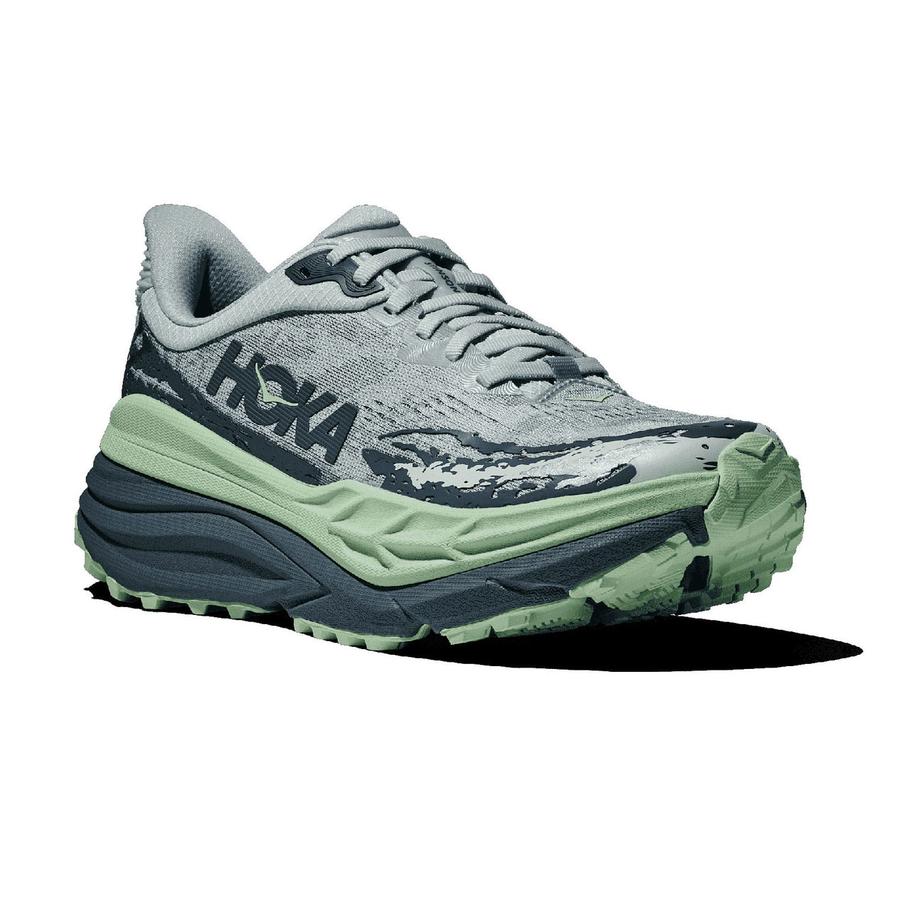 HOKA Women's Stinson 7 Droplet/Thunder Cloud Running Shoes - Free