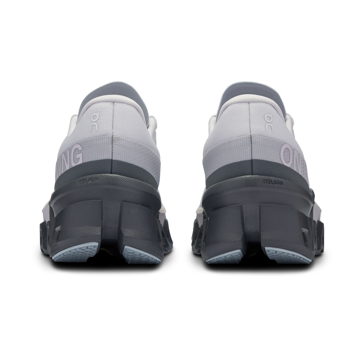 ON FOOTWEAR Women's Cloudmonster 2 Frost/Rock Running Shoes - Free