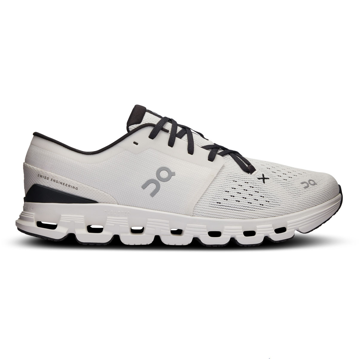 ON FOOTWEAR Women's Cloud X 4 Ivory/Black Training Shoes - Free