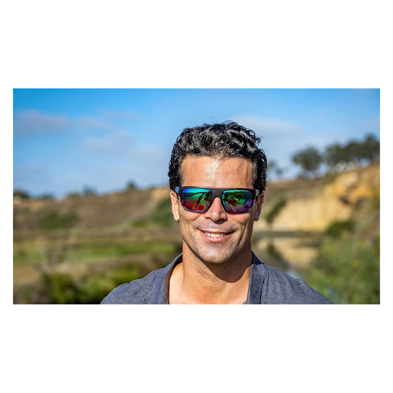 KAENON Silverwood Matte Tortoise / Ultra Coastal Green Sunglasses
