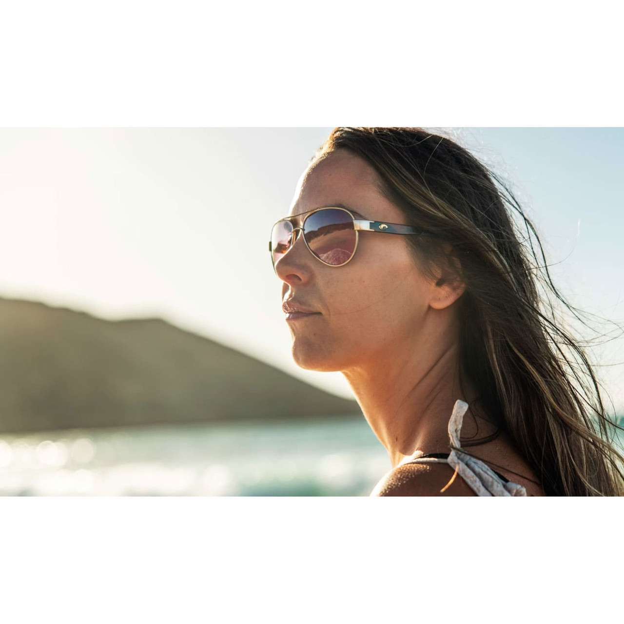 COSTA DEL MAR Women's Loreto Rose Gold With Tortoise Temples/Gray