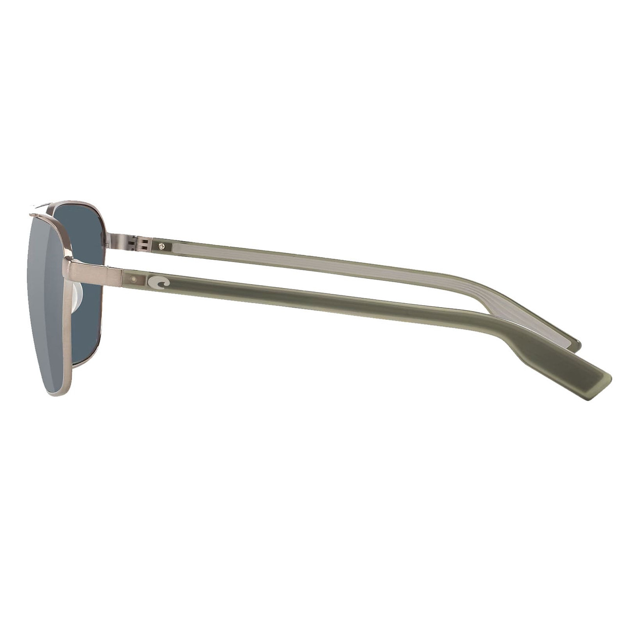 COSTA DEL MAR Men's Wader Brushed Gunmetal/Gray Silver Mirror